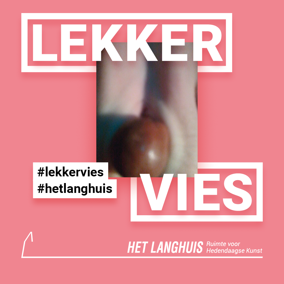 Affiche voor expositie Lekker Vies