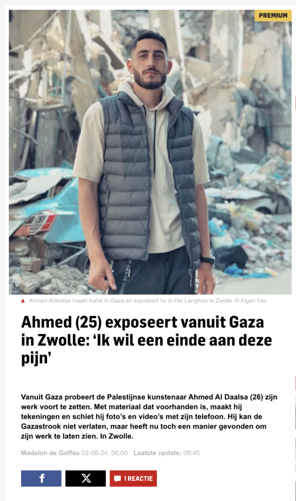 Publicatie Gaza'24- Stentor- Madelon de Goffau